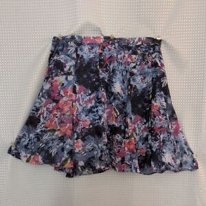 Lauren By Ralph Lauren Abstract Floral Skirt